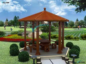 Aluminium Alloy Six Angle Pavilion 01