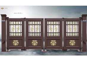 Suspended & Folding Gate 938-B2（Deep Coffee）