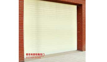 Luxury Double Aluminum Shutter Doors