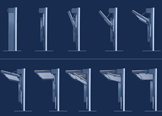 Villa Intelligent Folding Garage Door